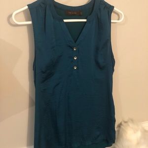 The Limited Teal 3 button shirt